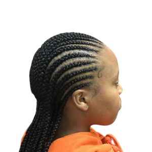 Cornrows with hairpiece (15 -20 lines)
